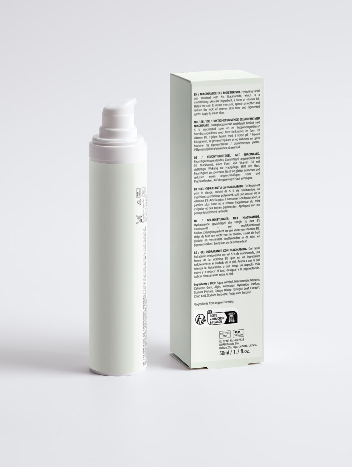 Niacinamid Feuchtigkeitsgel – 50 ml