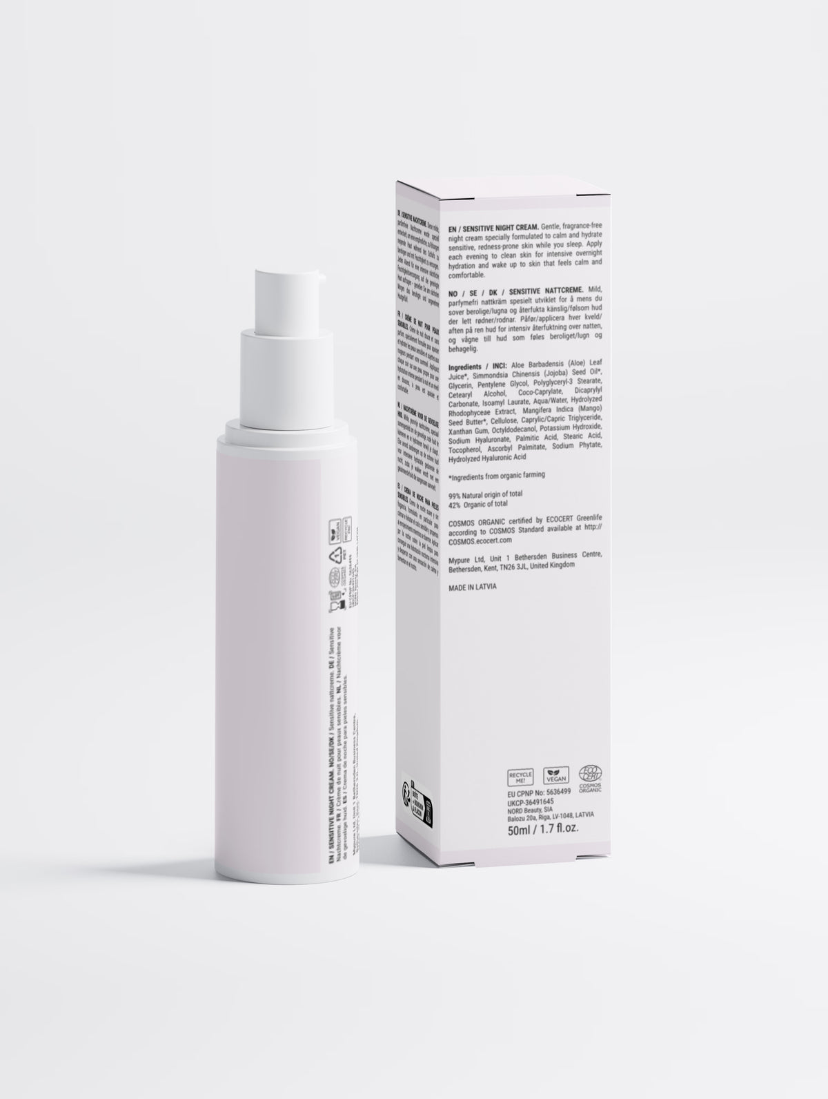 Sensitive Nachtcreme – 50 ml