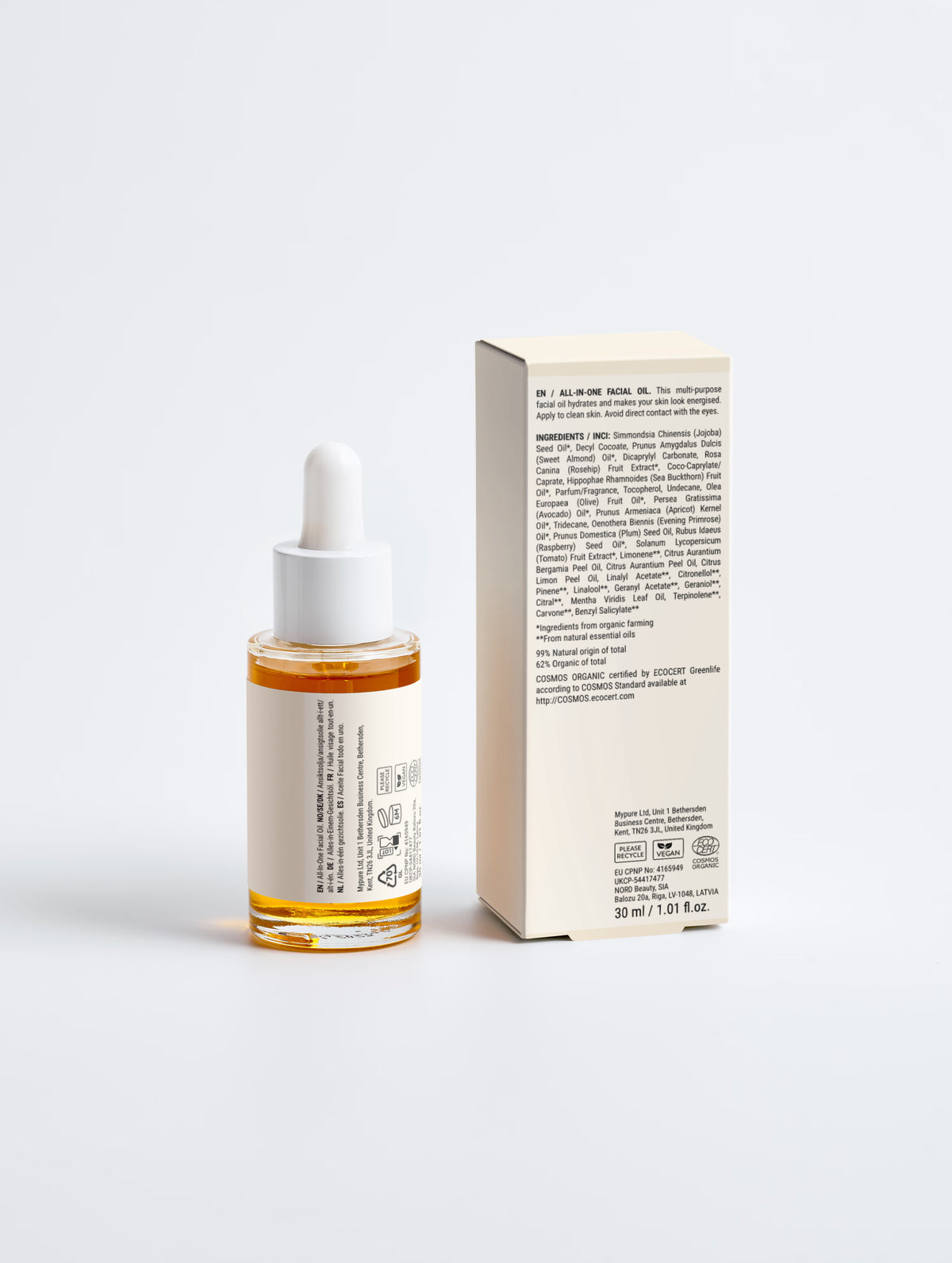 Pflanzenöl Gesichtspflege – 30 ml
