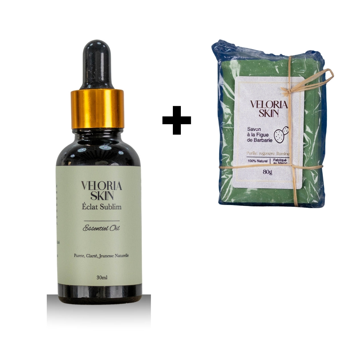 Veloria Skin - Huile Essentielle + Savon Gratuit au Choix