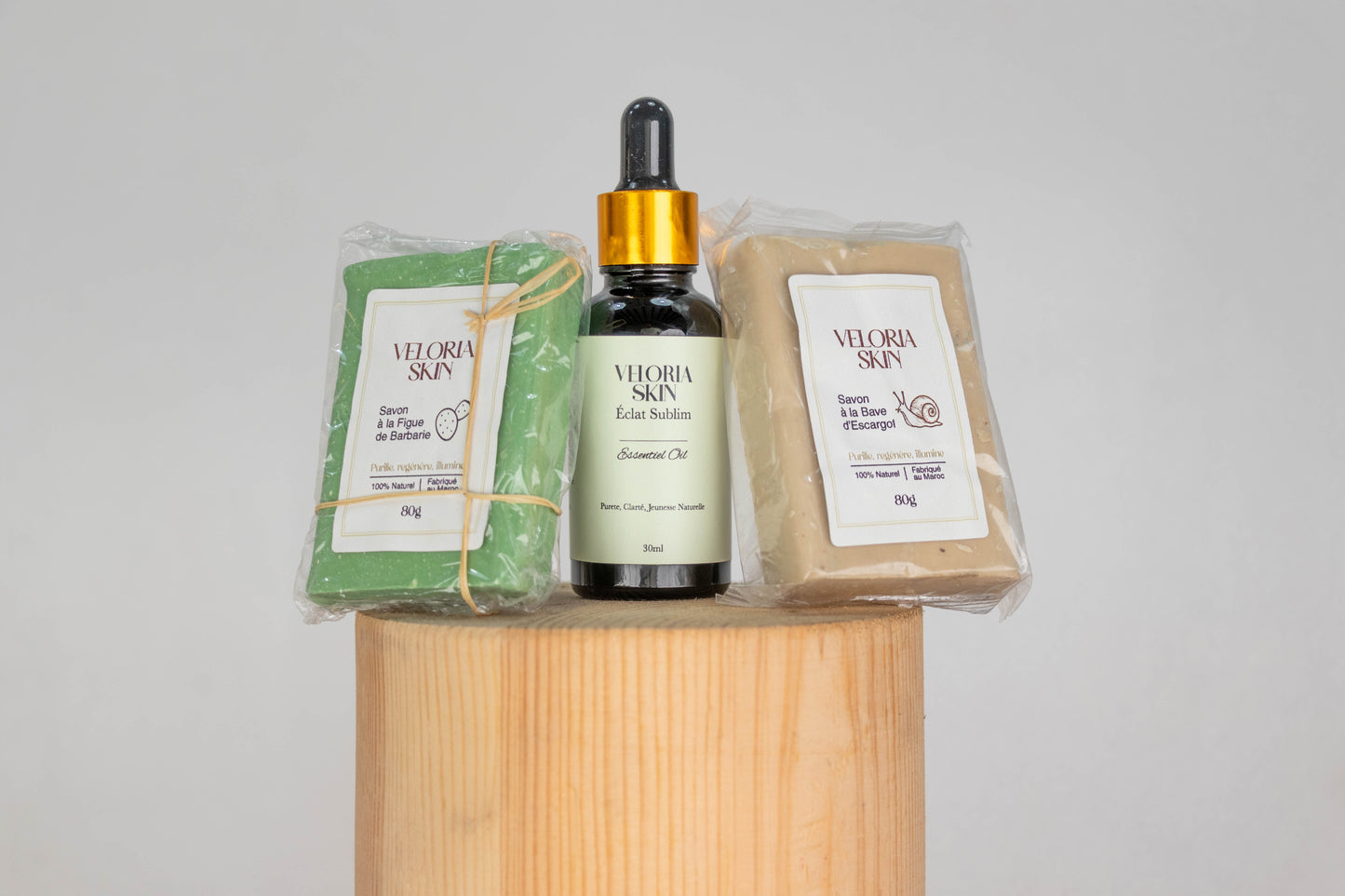 Coffret Soin Veloria Skin – Collection Éclat Naturel